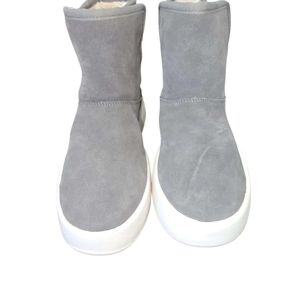 UGG Grey Fur-Lined Footwear.